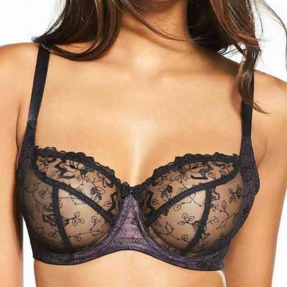 NWT Panache sheer bra, US size 32DD/E